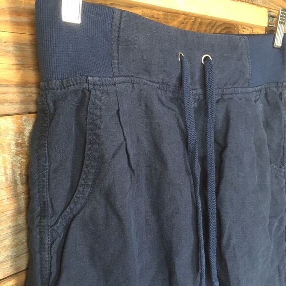 ATHLETA Celine Blue Linen Skirt -> Athleta Celine Blue Linen Skirt - Picture 4 of 6